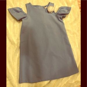 Janie & Jack gorgeous off the shoulder blue dress